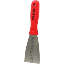 Kazıma Ispatulası Plastik Saplı 60mm Kırmızı