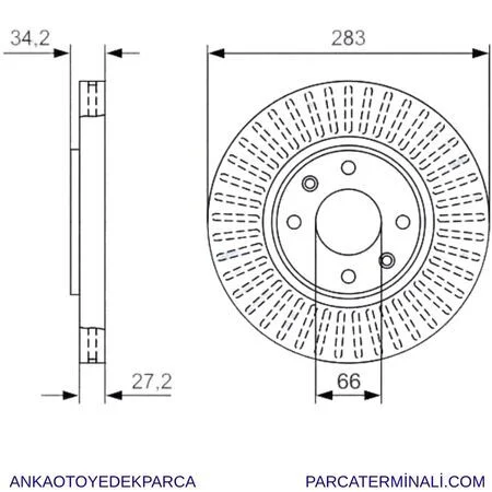 Fren Diski Bosch 0986479w69,bosch 0986478979,ön Fren Aynası Tk. Corsa F-crosland X-mokka E-partner-berlıngo-307-207-208-2008-1007-308-c3-c3 Aırcross-