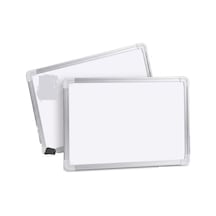 20x30 Cm Çift Taraflı Mini Yazı Tahtası Ve Kalem Seti - Silinebilir Beyaz Öğrenci Yazı Tahtası, Okul Ve Ev İçi Diğer