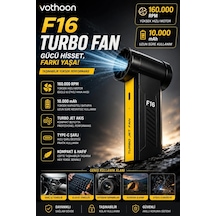 F16 Turbo Jet Fan 160.000rpm Motorlu Elektrikli Hava Kompresörü Taşınabilir Yüksek Basınçlı Hava Üfl