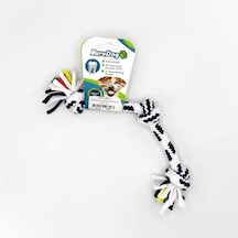 Depomıx Eurodog Diş İpi Üç Düğüm Mavi Beyaz Çizgi 15 Cm