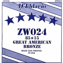 D'addario Zw024 Tek Akustik Gitar Teli 24