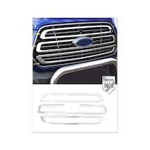 Ford Transit 2014-2018 Arası Krom Ön Panjur 3 Parça P.Çelik