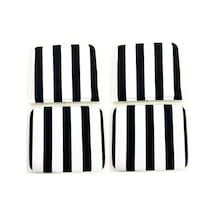 Knsz minder seti 2 li mazlum tuan kumaş oturma ve sırt tel sandalyesi minderi bir arada