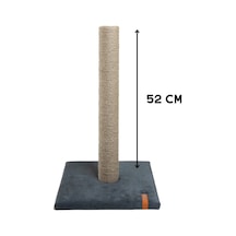 Catnipli Tırmalama Tahtası Lacivert 50 Cm Uzun Boru Tırmalama Tahtası Lacivert