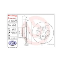 Fren Dıskı On E82 E87 E88 E90 E92 E93 E84 Brembo 34116854999