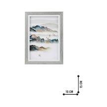 İnce Kenar Çerçeve Gri 15x10 Cm