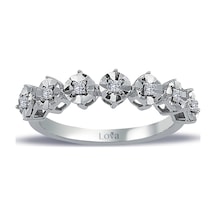Lova 1,20 Karat Efektli Pırlanta Yeditaş Yüzük - 1070221