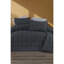 Cratos Comfort Çift Kişilik Yatak Örtüsü Antrasit Antrasit