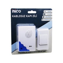 Wireles Kablosuz Kapı Zili Pilli 16 Farklı Melodi 50mt Çekim Alanı Pil 2aa - Düğme 23a 5047