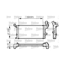 Valeo 732303 Motor Radyatoru A9735000903