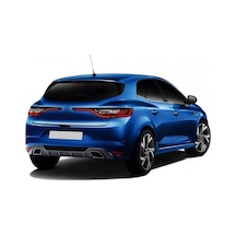Renault Megane 4 2016 Ve Üzeri Krom Bagaj Alt Çıtası Hb Paslanmaz Çelik