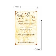 Kuşe Kağıt Duvar Posteri Küçük Prens Retro Vintage Drtr0044 7/8 Yaş