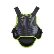 Suntek Dirtbike Green L Için Motosiklet Koruma Yeleği Omurga