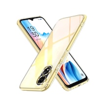 Oppo A38 Kılıf Kamera Korumalı Silikon Şeffaf Arka Kapak