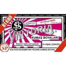 10 Vişne Renk Kumaş Boyası Viktoria