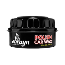Ebrayn Polish Car Wax Katı Macun Cila 230g - Matlık Giderici Ve Boya Koruyucu Pasta Cila