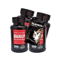 Playboy Jel + Manup Soft Gel Formunda Erkeklere Özel Destekleyici Takviye 30lu X 4 Adet