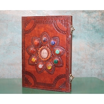 River World Seri P Deri Defter Taşlı Çok Renkli