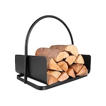 Dekoratif Odun Kovası Metal Odunluk
