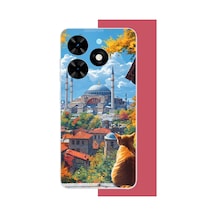 Tecno Spark 20-20c Uyumlu Ayasofya1 Baskılı Silikon Kılıf Renkli