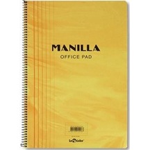 Manilla Ofis Defter A4 Çizgili Sarı