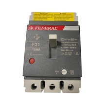 Federal F31 160A Ayar Sahalı Kompakt Şalter