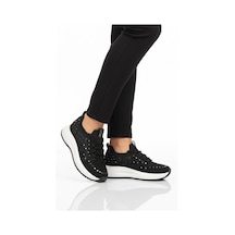 Guja Siyah Anorak Hafif Taş İşlemeli Kadın Casual Ayakkabı 26y301 G
