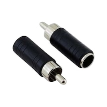 Ayt 1 Rca Erkek 6.3 Mm Dişi Jack Çevirici