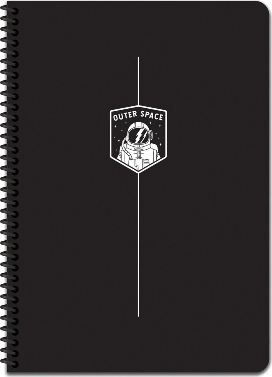 A4 Çizgili Defter Uzay Outer Space