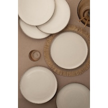 Kütahya Porselen Moderna 6 Parça 27 Cm Düz Tabak Tarçın 447018