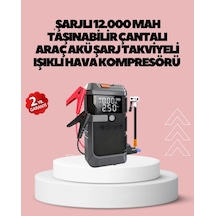 Bfs Araç İçin 4 Fonksiyonlu Akü Takviye Ve Lastik Şişirme Cihazı