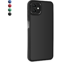 Samsung Galaxy A04 Kılıf Freya Lazer Lens Kamera Çerçeveli Silikon Kapak