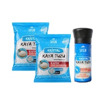 Saygın Kristal Kaya Tuzu - Sofrada Öğütme 500 Gr 2 Adet + Değirmen 110 Gr