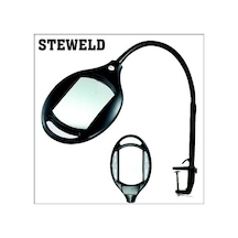 Steweld 8061 Led- 60 3d Led Işıklı Masa Mengeneli  Büyütüteç