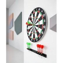 12 İnç Ahşap Dart Tahtası Seti