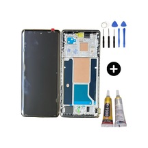 İnfinix Zero 30 X6731b Uyumlu Çıtalı Lcd Ekran Dokunmatik Gold + Montaj Seti
