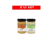 Laçoko Az Kavrulmuş Parçacıklı Fıstık ve Çifte Kavrulmuş Fıstık Ezmesi 2 x 320 G
