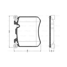 Bmw X5 F15 30d Xd 3.0 2013-2018 Bosch Ön Balata Netpar3099