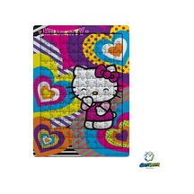 Ghostbastır Design Hello Kitty 99 Parça Ayaklı Puzzle Dekoratif Çocuk Yapbozu 0161