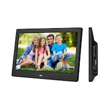 Dijital Fotoğraf Çerçevesi, 7 İnç / 10 İnç, Siyah, Usb Ve Sd Kart Destekli, Video Müzik Saat Ta