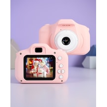 Çocuk Kamera 1080p Hd 2.0 Inç Ekran Pembe