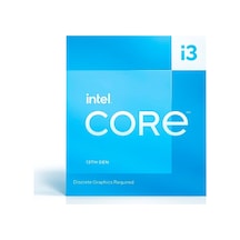 Intel Core İ3 13100f 3.40ghz 4 Çekirdek 12mb Önbellek Lga1700 Soket 10nm Kutulu Box İşlemci