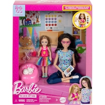 Hrg48 Barbie Ve Chelsea Sanat Atölyesi Oyun Seti