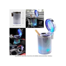 Küllük Seti Rgb Işıklı 7 Renk Lüx Gümüş Havalandırma Takmalı