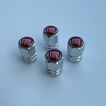 Fiat Sedici İle Uyumlu Logolu Alüminyum Altıgen Sibop Kapağı Takım