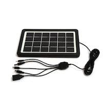 Ws-6010 6v 3. 5w 500 Mah Güneş Paneli Solar Sistem Çok Renkli