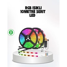 Müziğe Duyarlı Renkli Smart Şerit Led Işık Usb Bağlantılı Ambiyans Ayd - Nvp7769-5022 Renkli