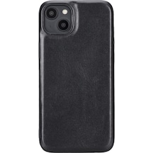 Apple Uyumlu iPhone 15 Plus Deri Arka Kapak Rock Rst1