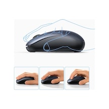 2400dpı 2.4ghz Wireless Kablosuz Sessiz Mouse Gece Mavisi